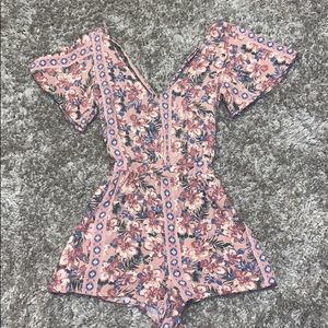 O’Neill floral and tribe print romper!